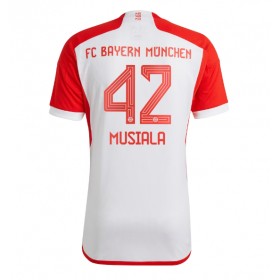 Bayern Munich Jamal Musiala #42 Heimtrikot 2023-24 Kurzarm